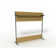 Вешалка напольная двусторонняя на 36 крючков