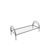 Кровать металлическая одноярусная, лежак кровати сварная сетка