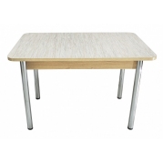 Стол обеденный ЛДСП 16 мм, ножки хром